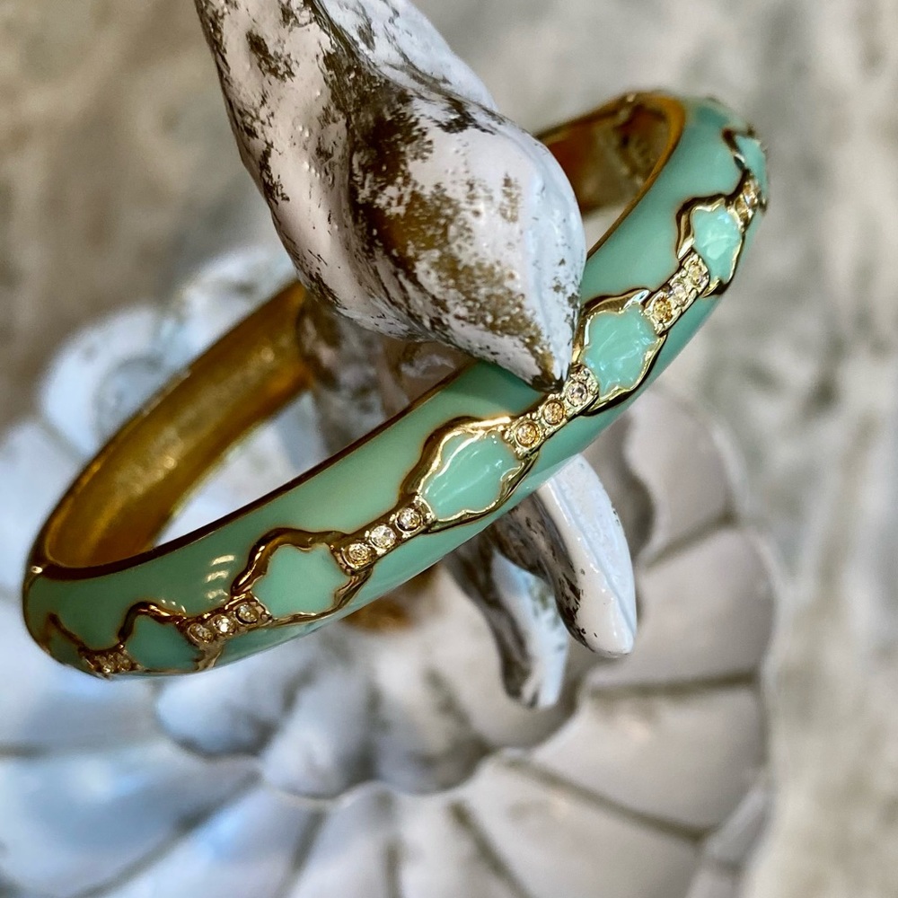 Vera Bradley Enameled Turquoise Bangle Bracelet